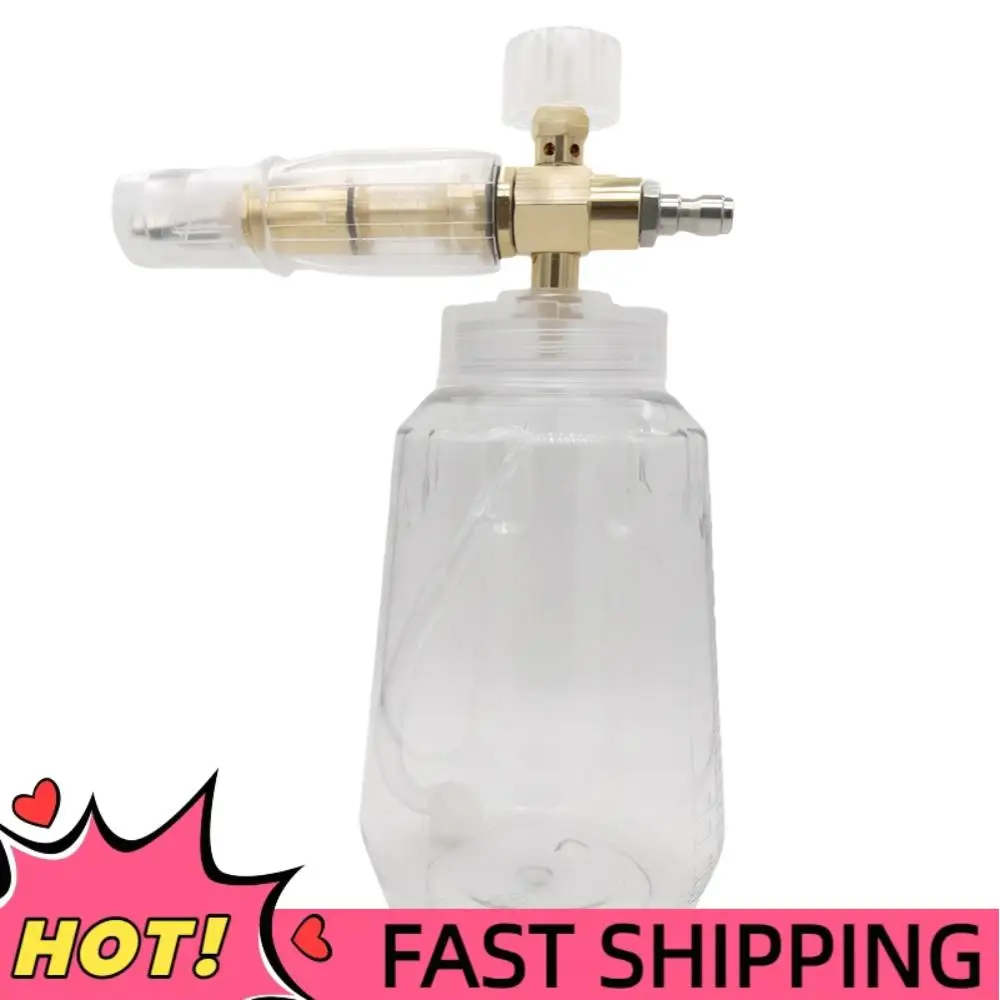 

Автомобильный распылитель пены с быстрым разъемом, портативный ручной распылитель пены, пистолет для мойки высокого давления для чистки детализации