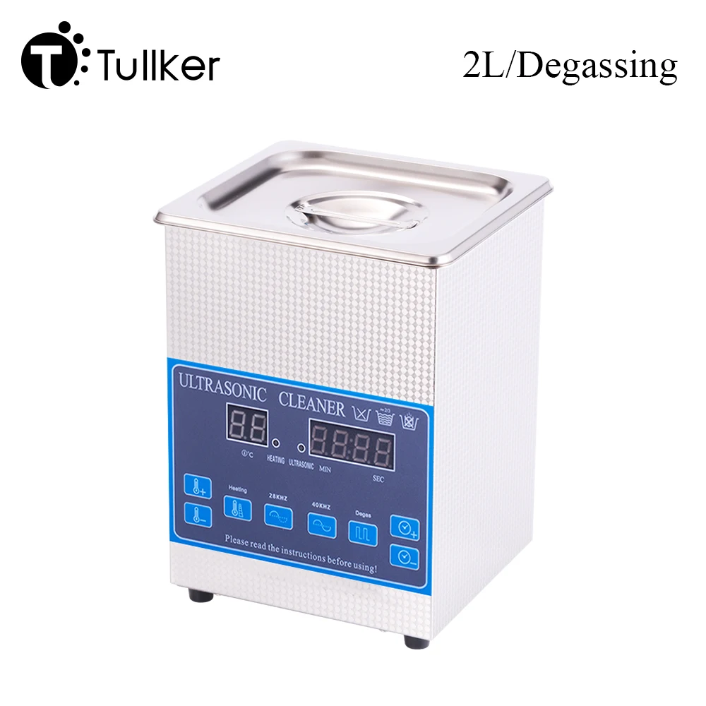 2L Digital Ultrasonic Cleaner Degas Sweep Frequency Nut Screw PCB Board Ultrasound Dirty Washer Machine electronic components