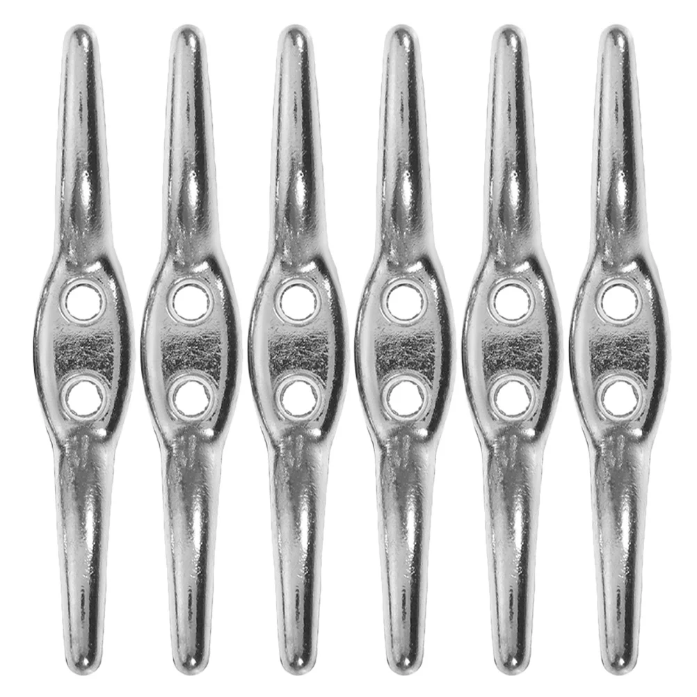 

6pcs Metal Blind Cord Cleats Lightweight Wall Mounted Cord Holders For Blinds Curtains Shades Accessories Self-Adhesive