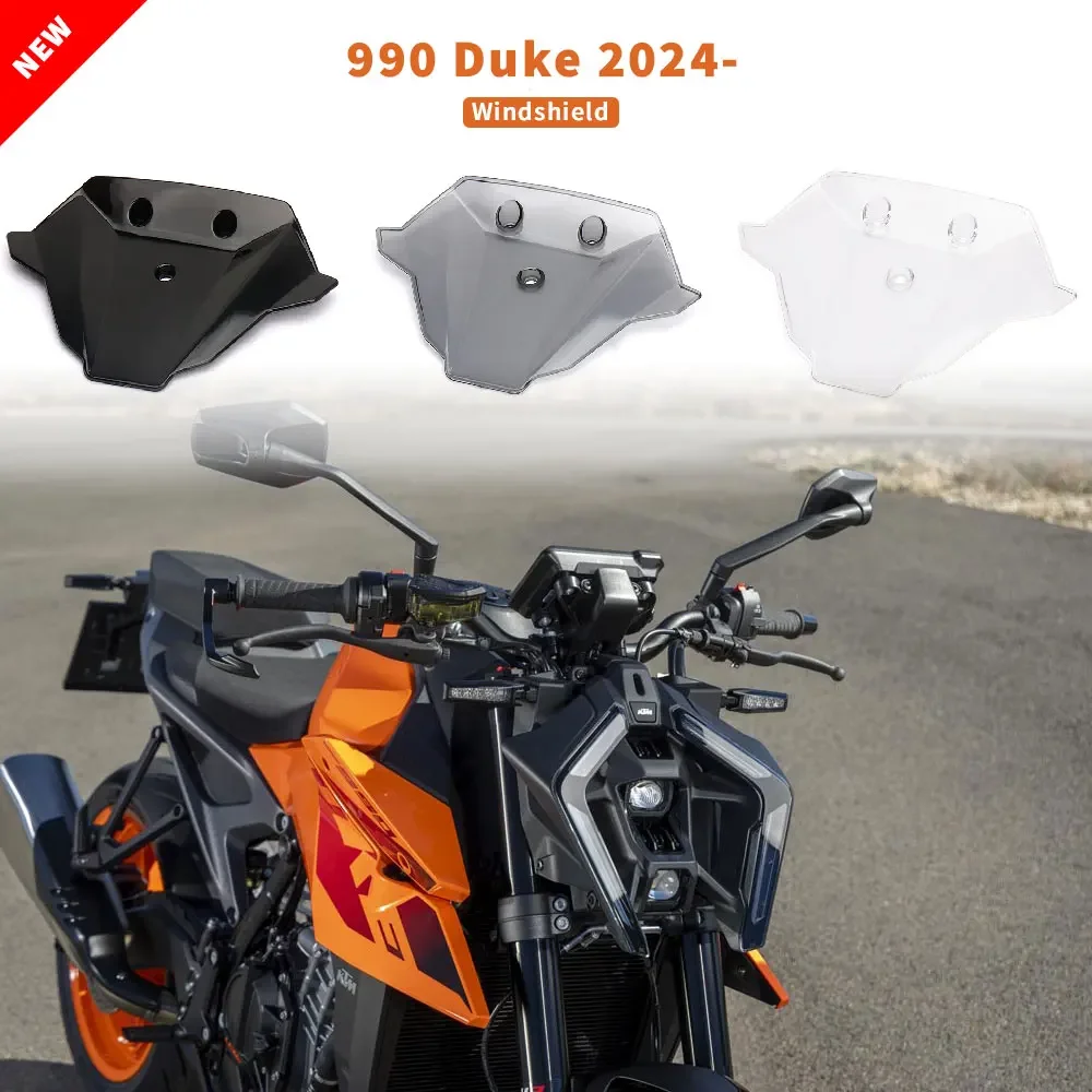 

Новинка для 990 Duke 990Duke 990 DUKE 2024, ветрозащитный дефлектор переднего лобового стекла, ветрозащитный кожух, аксессуары для мотоциклов
