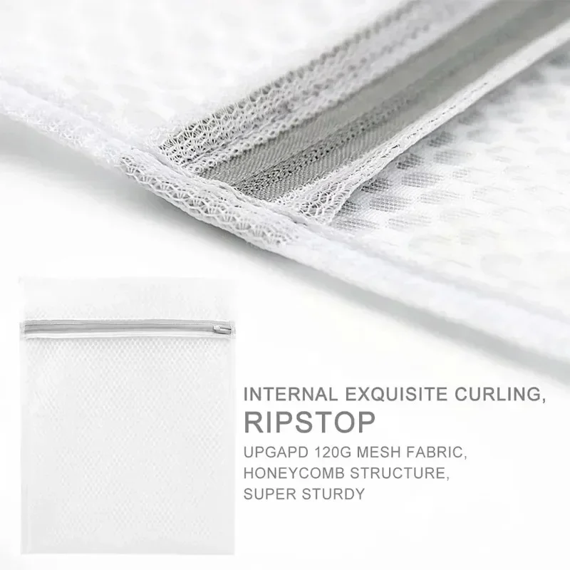 Mesh Laundry Bags Durable Honeycomb Mesh Laundry Organizer Bags Reusable Washing Machines Bag