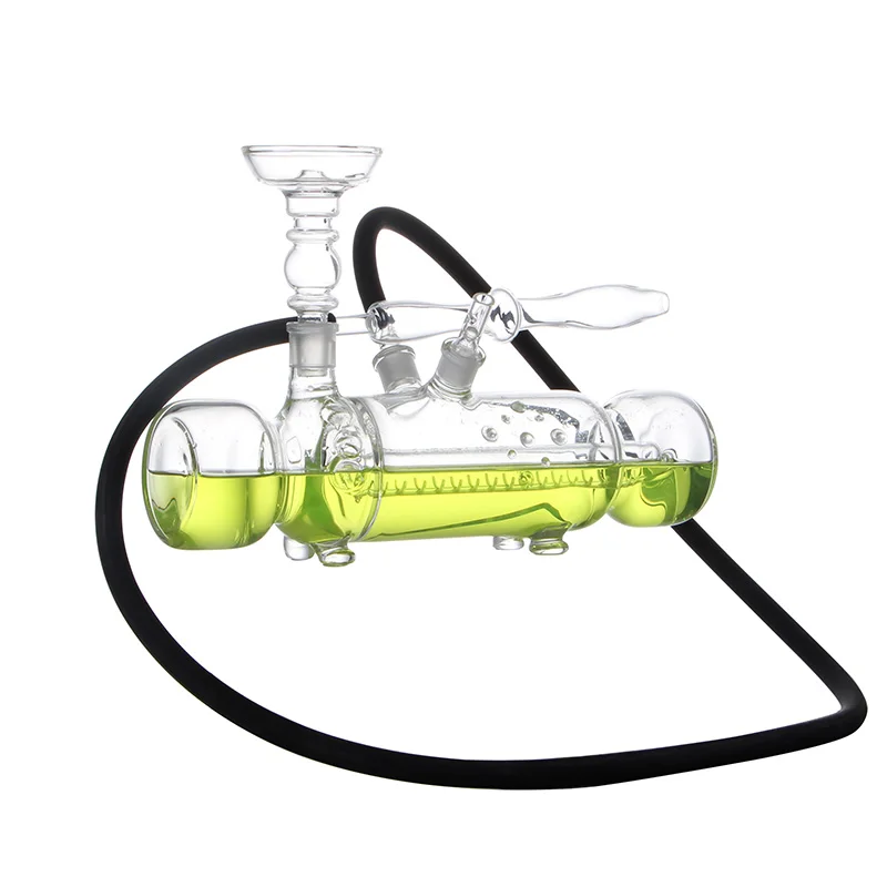 Imagem -03 - Deluxe Vidro Hookah Difusor Horizontal Shisha Tubulação de Água Qualidade Superior Chicha Grossa Popular Eua Europa Mercado de Fumar Mp5