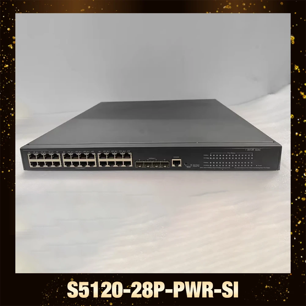 For H3C S5120-28P-PWR-SI 24 port Gigabit POE power supply 4-port SFP network management switch