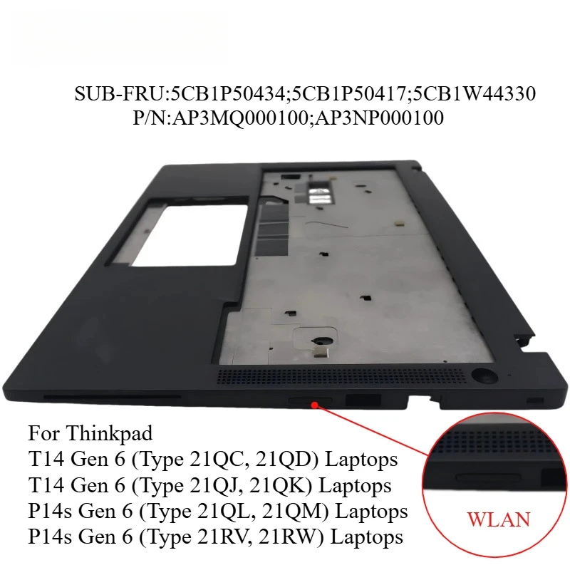 Palmrest Upper Case Keyboard Bezel Shell C Cover for ThinkPad T14 P14s Gen 6 5CB1P50434 5CB1P50436 5CB1P50417 5CB1W44331