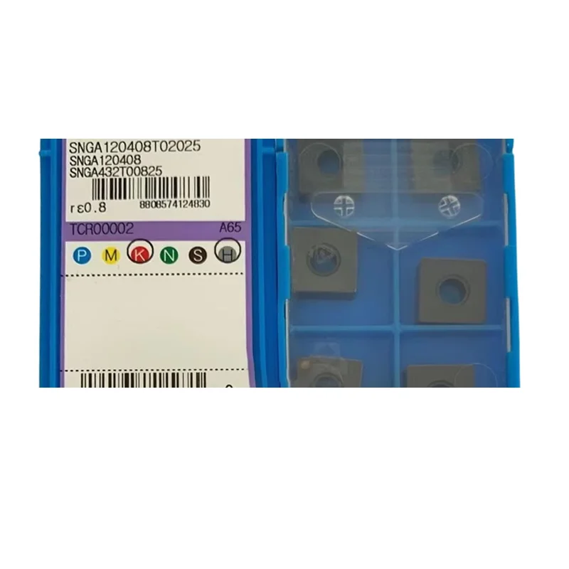 

100% Original SNGA120408 A66N SNGA120412 A65 SNGA 120408 120412 SNMG High Hardness Carbide Inserts