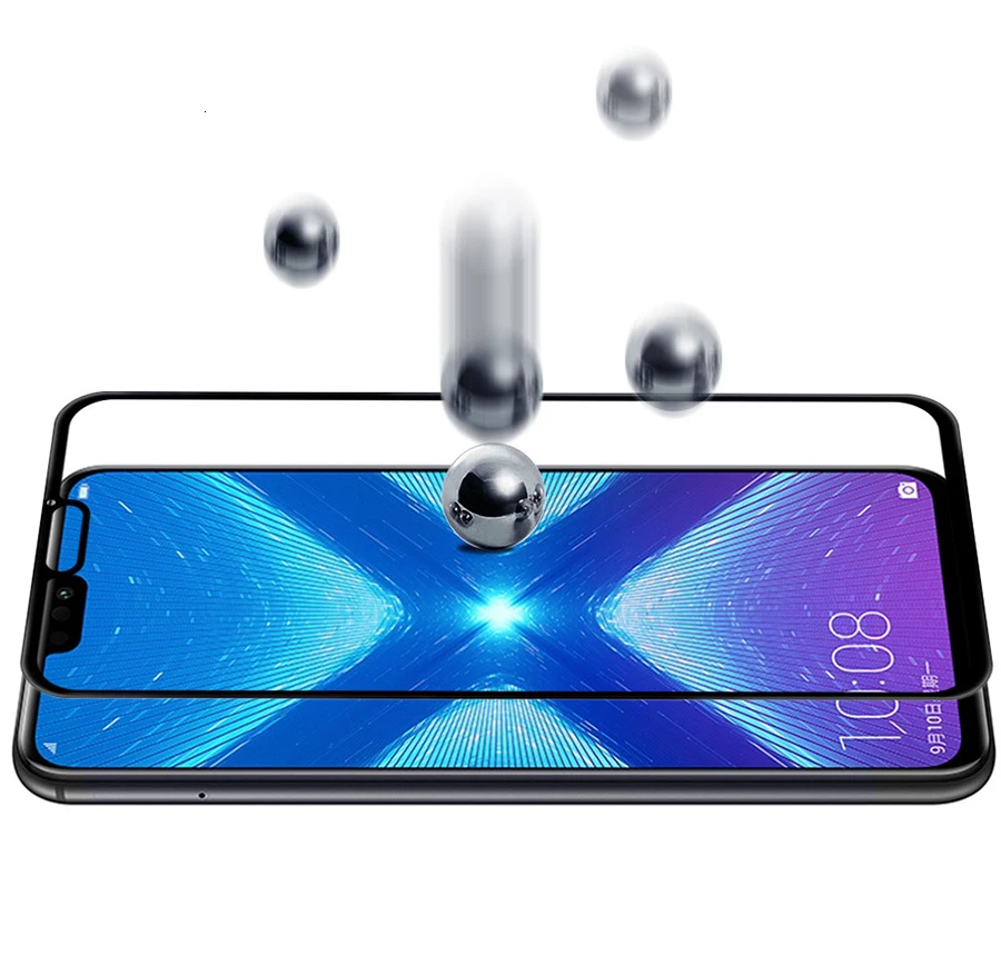 Original Protective Glass For Huawei Honor 8x Screen Protector Case On Huawey honer Honor8x 8 X X8 Tempered Glas full cover film