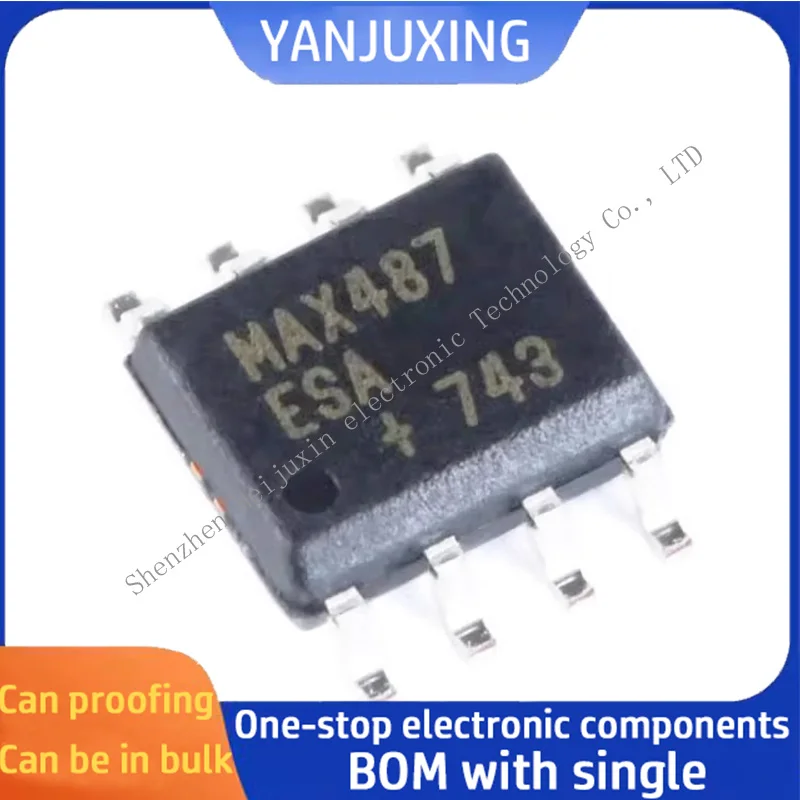 5pcs/lot MAX487ESA+T MAX487ESA MAX487 SOP8  Drive transceiver Chip