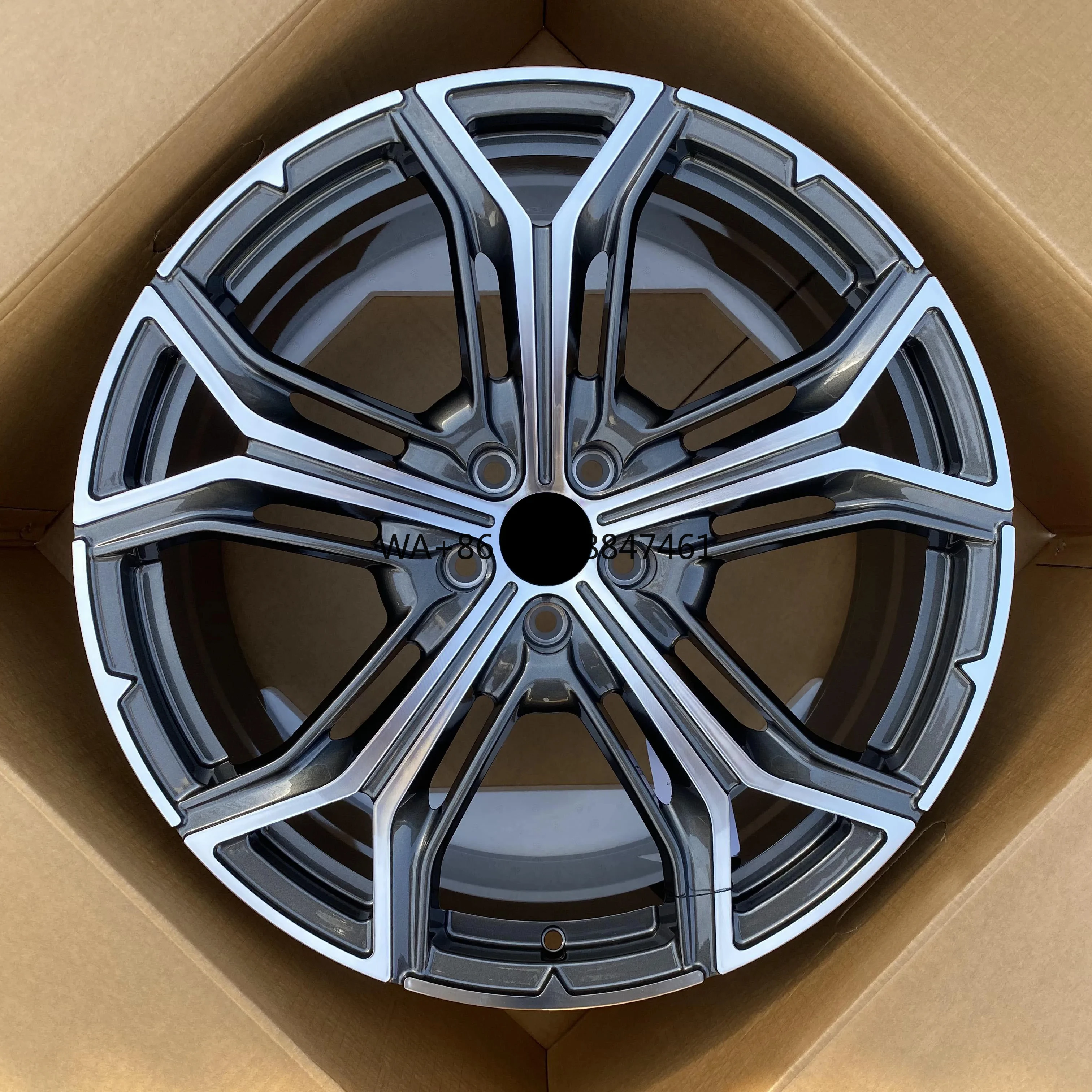

Lightweight Customized Forged Wheel Rims Sliver 19 20 21 22 23 Inch 4 Pcs Forged Aluminum Wheel for Maserati Gt