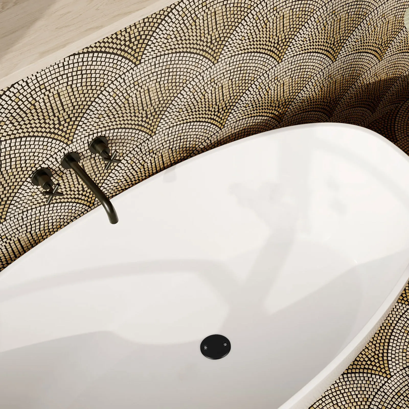 

Bathtub Drain Stopper Replacement Durable American Style Tub Plug for Bathroom Use Efficient Drainage Fit Bathtub Panels