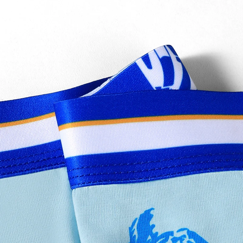 ملابس داخلية للرجال طباعة الاتجاه الرجالي الملاكمين المريحة الصيف ضئيلة الملاكمين الأولاد الشباب السراويل القصيرة الرياضية #4