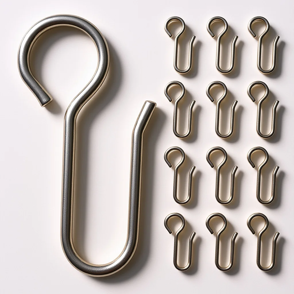 

Curtain Wire Hooks 60 120pcs Pack Drapery Hook Pin for Ceiling Track Shower Curtain Hanging Home Hardware