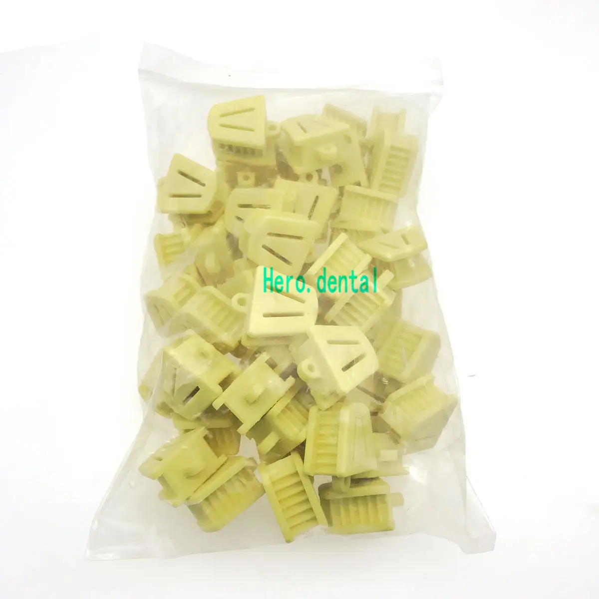 50Pc Dental Mouth Props Cushion Bite Blocks Tongue Piercing Silicone Small Latex