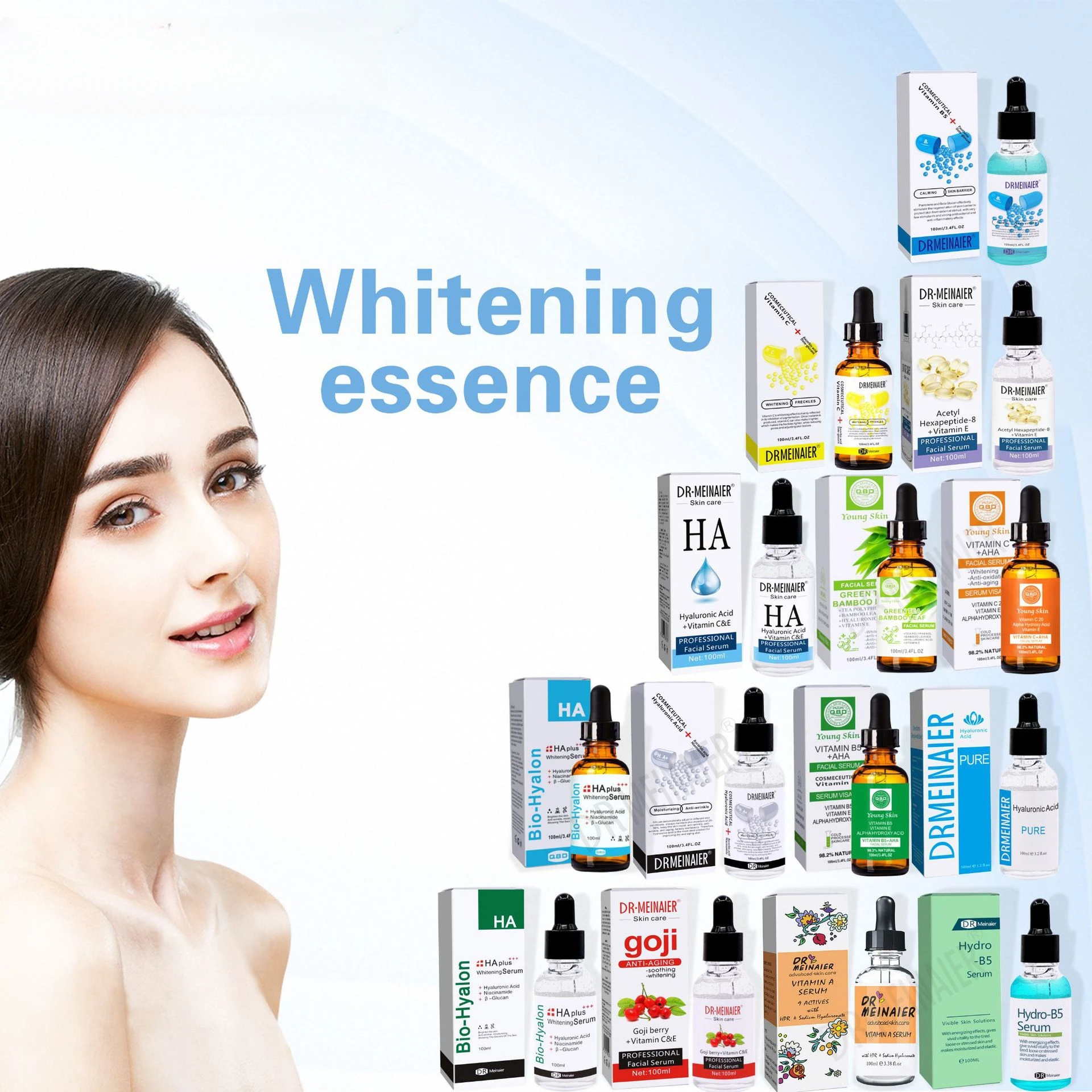 

100ml VC stock solution essence facial moisturizing Brighten skin tone VC Serum vitamin C skin care products