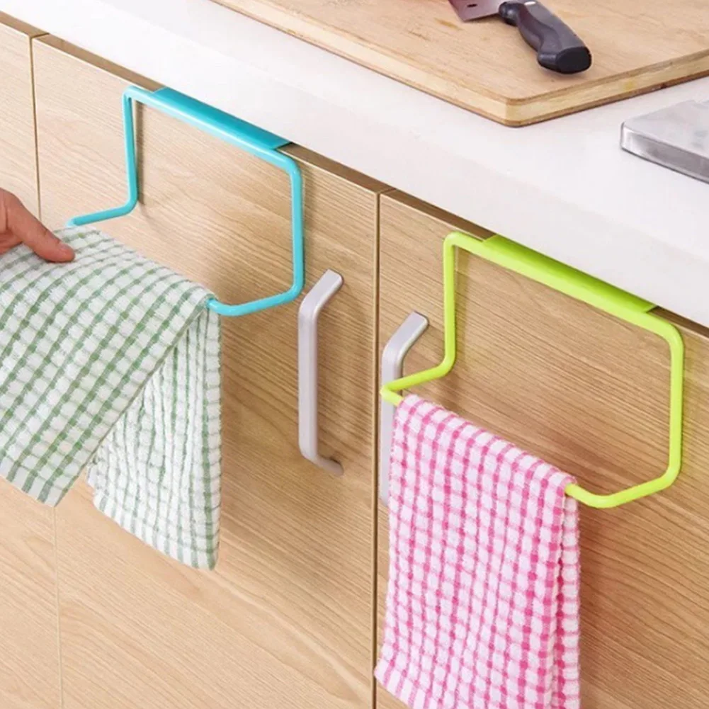 

Holder Multifunction Plastic Hanging Holder Towel Rag Rack Punch-Free Home Storage For Hang Towels Bathrobes Brushes