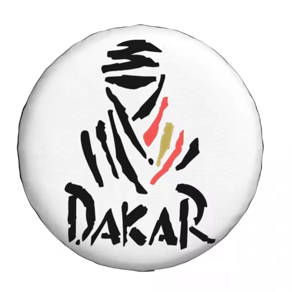 

1 шт., 14 дюймов, 15 дюймов, 16 дюймов, 17 дюймов, запасное колесо из искусственной кожи Dakar, чехол для Land Rover Toyota Jeep Grand Cherokee, защита колес