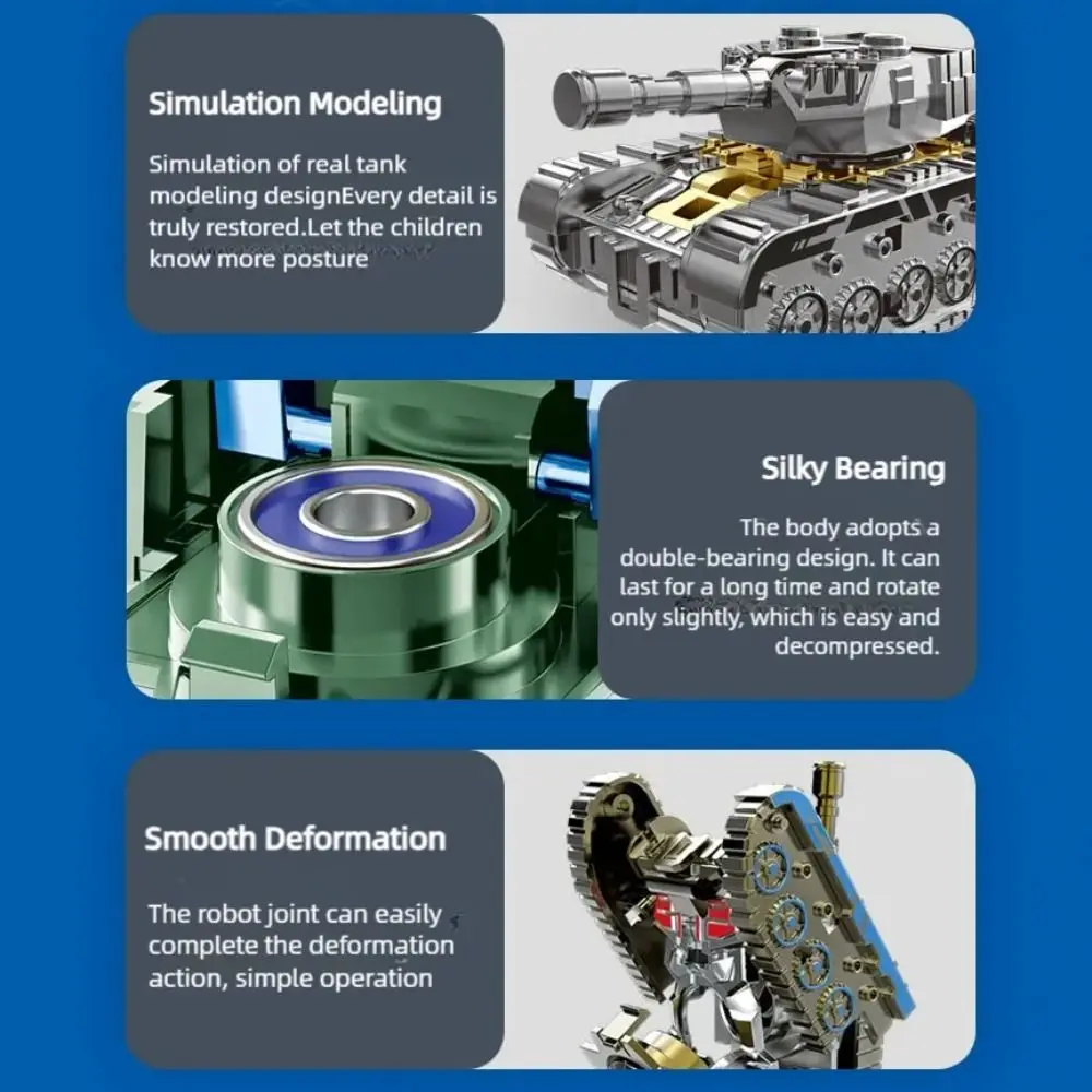 

2 в 1, деформированные танки, робот-гироскоп, бесшумная нескользящая декомпрессионная игрушка на кончиках пальцев, креативный пластиковый гироскоп на кончиках пальцев, офис