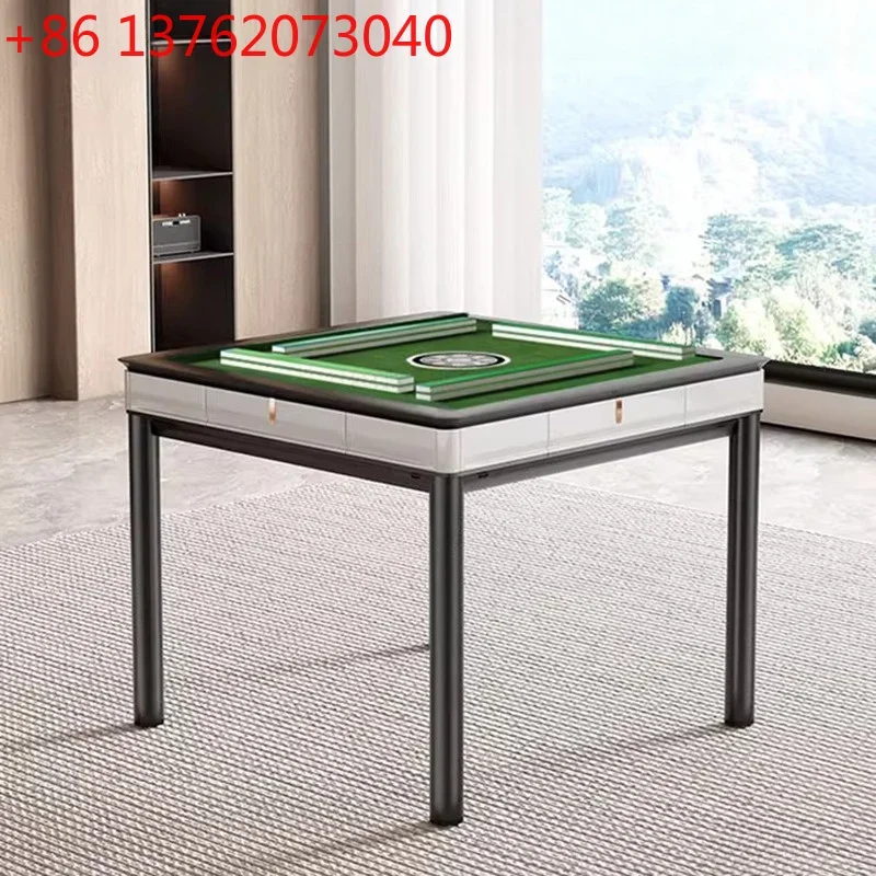 Modern Simple Mahjong Machine Nordic Automatic Shuffling Electric Mahjong Table 2-in-1 Dining Table Card Game Home Furniture