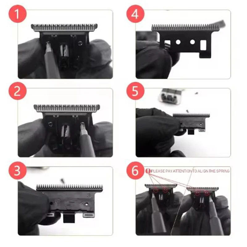 Kemei 2299 Original Replacement Blade Head Set Professional Hair Clippers Knife Head Parts Accessories Hair Trimmer Blade