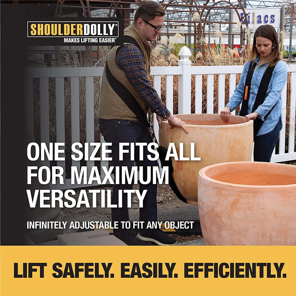 Segurança de poliéster e alça móvel de dolly de ombro confiável ajuda a levantar móveis com facilidade e não é fácil estilo de alça