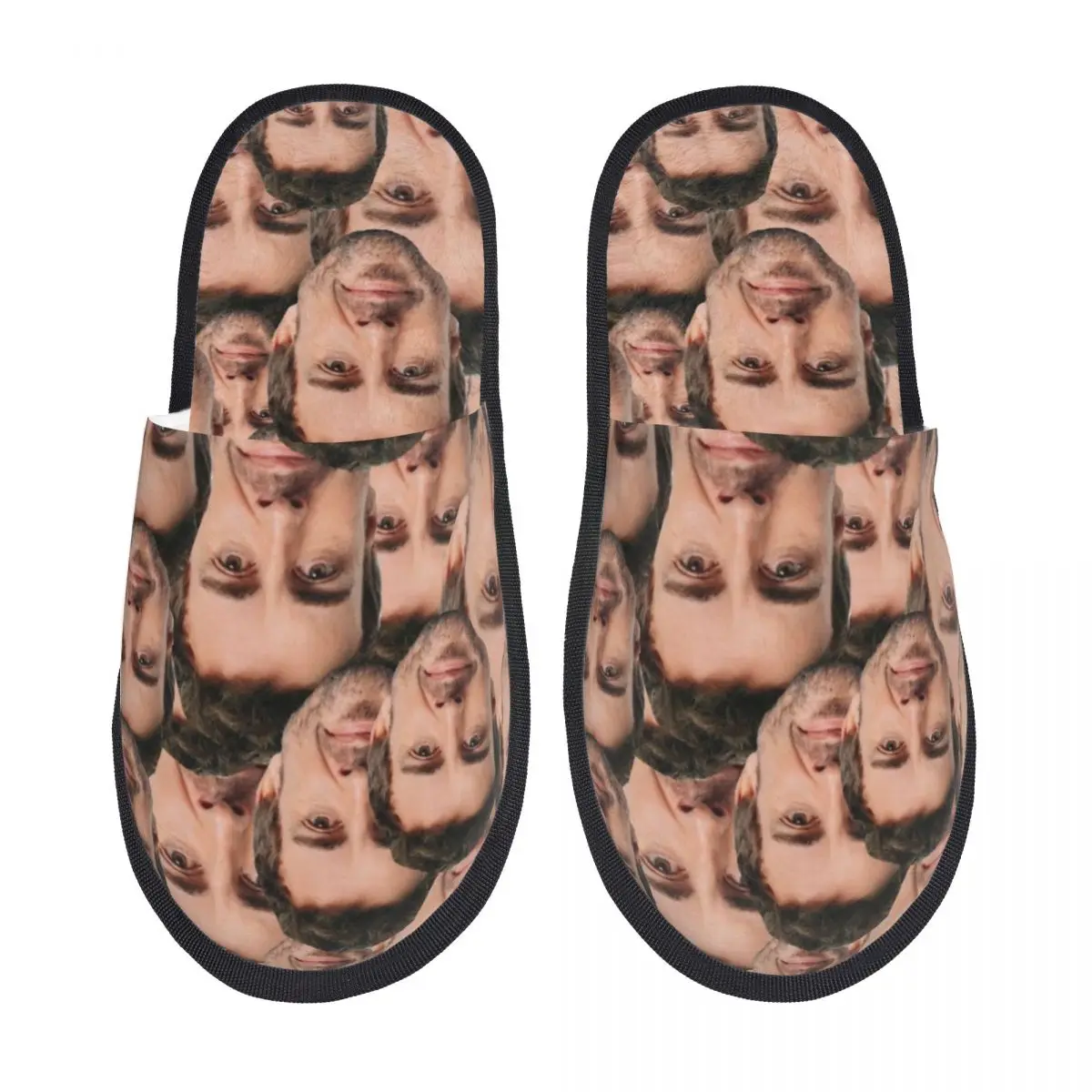 Winter Slippers Fernando Alonso Head Merch Household Fur Slippers Slides Living Room Funny Cozy Anti Slip Slides