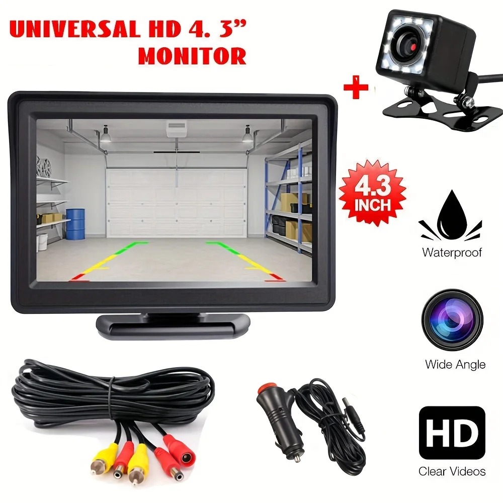 

Car Rear View System With Camera And 4.3" Car LCD Display