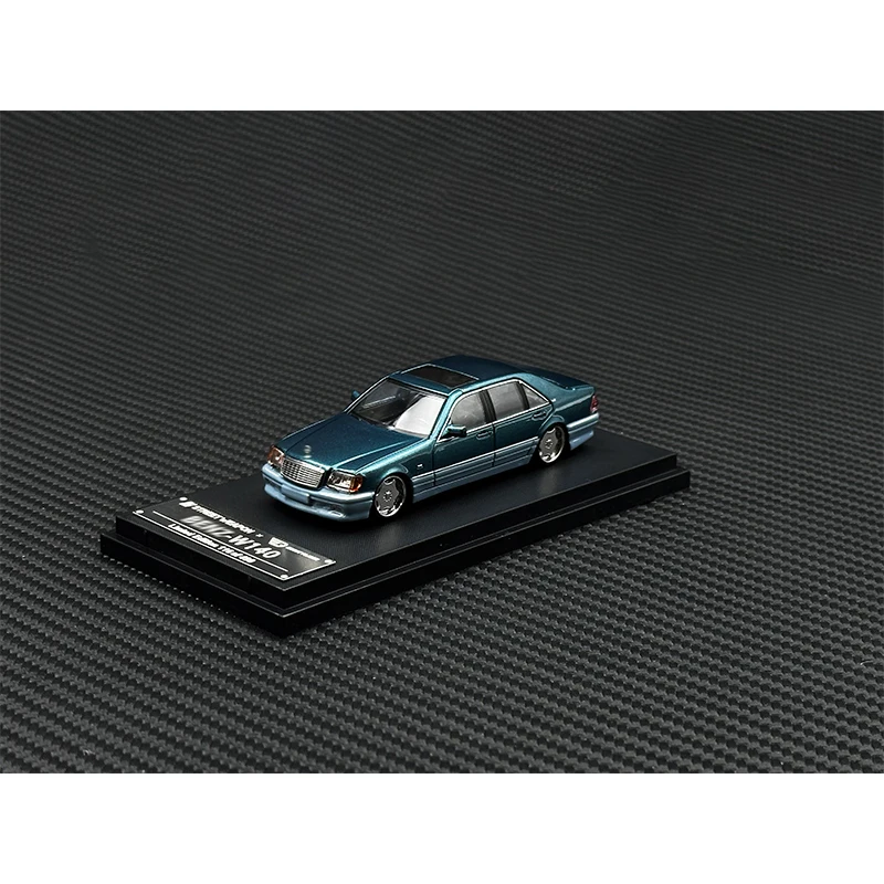 SW In Stock 1:64 S600 W140 Two Tone Diecast Diorama Car Model Collection Toy Street Weapon