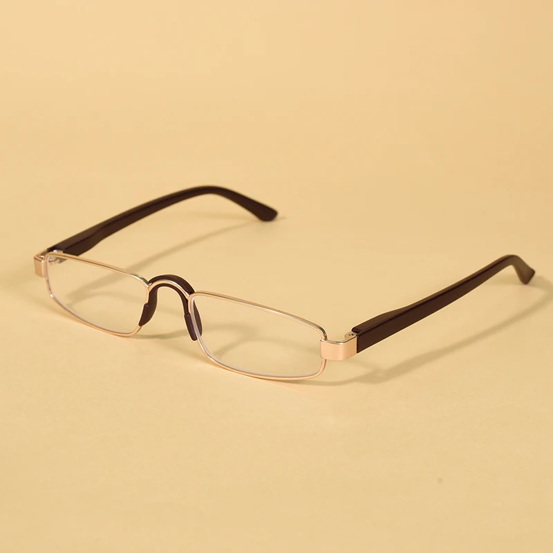 Lesebrille Ultraleichte Legierung TR90 Lesebrille Retro Quadratischen Rahmen Männer Und Frauen Schmale Brillen + 100 + 200 – Detail 16