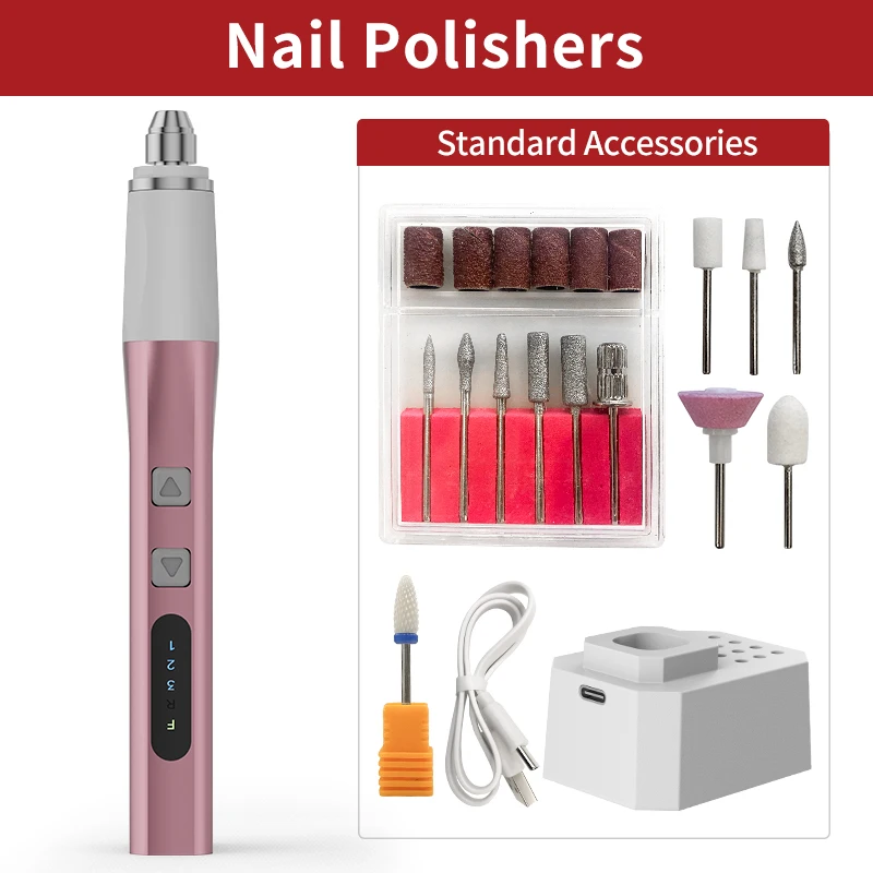 

Electric Nail Ddrill Portable Nail polisher with Battery Cordless Micro Rotary Tools Drill for Nail