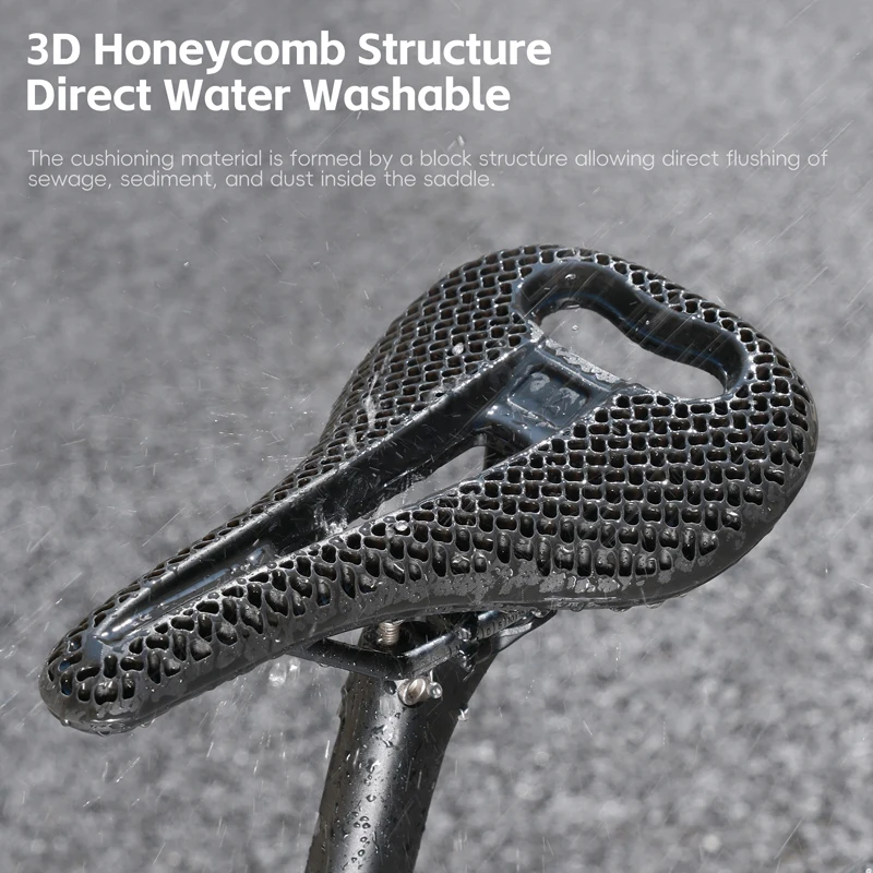 3D Honeycomb Bicycle Saddle for Road MTB Gravel