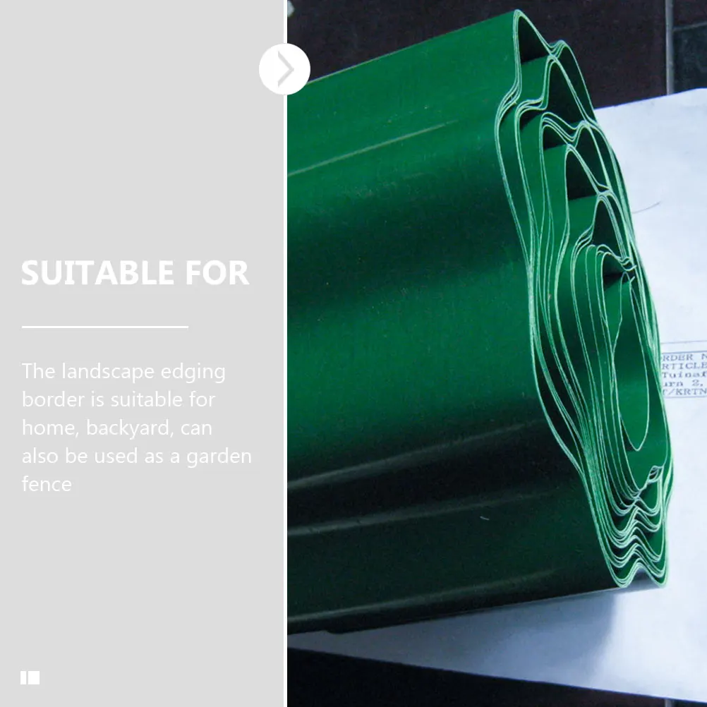 

Gardening Fence Decorative Flexible Edging for Landscaping Flower Bed Borders Plastic Lawn Decorate