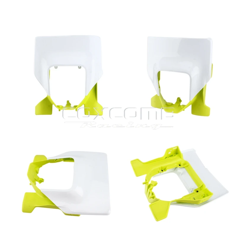 Motorcycle Dual Sport LED Angle Eye Headlight Off-Road Head Lights Lamps Hand Protector Handguards For Husqvarna TE 150 300 250