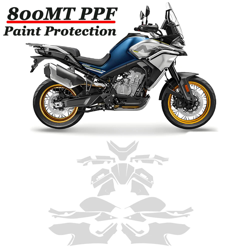 

PPF For CFMOTO 800MT PPF Paint Protective Film 800 MT TPU Whole Car Scratch Resistant Invisible Film 2023-2024