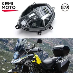 For Suzuki DL1000 DL650A 2019 Headlight E9 CE Motorcycle LED Headlight Protector Light Kit Assembly DRL Head Lamp Lighting Parts