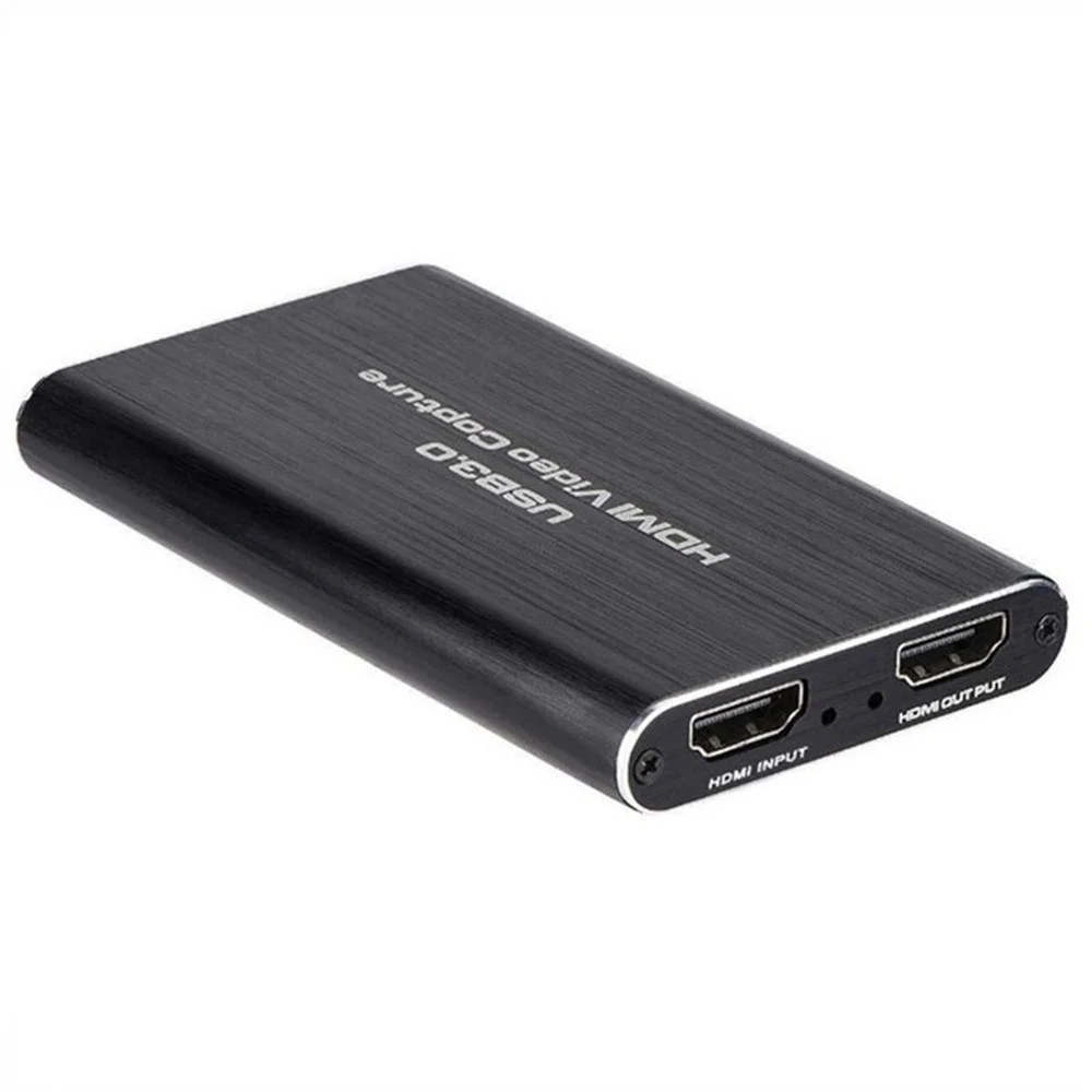 4K USB 3.0 Video Capture Card HDMI-compatible 1080P 60fps HD Video Recorder Grabber for OBS Capturing Game Card Live