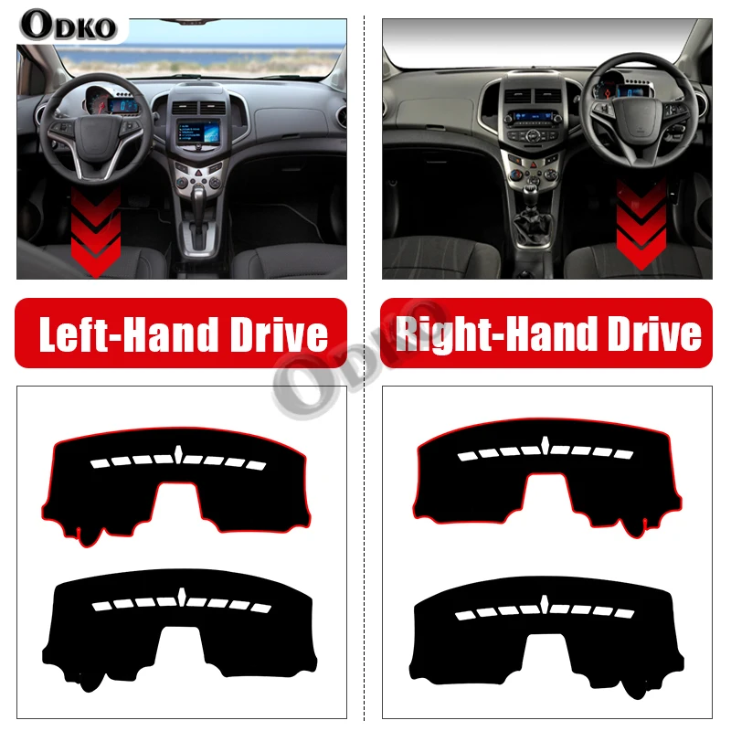 لسيارة شيفروليه سونيك أفيو 2010 2011 2012 2013 2014 2015 2016 لوحة سيارة حصيرة الشمس الظل أداة غطاء مكتب الملحقات