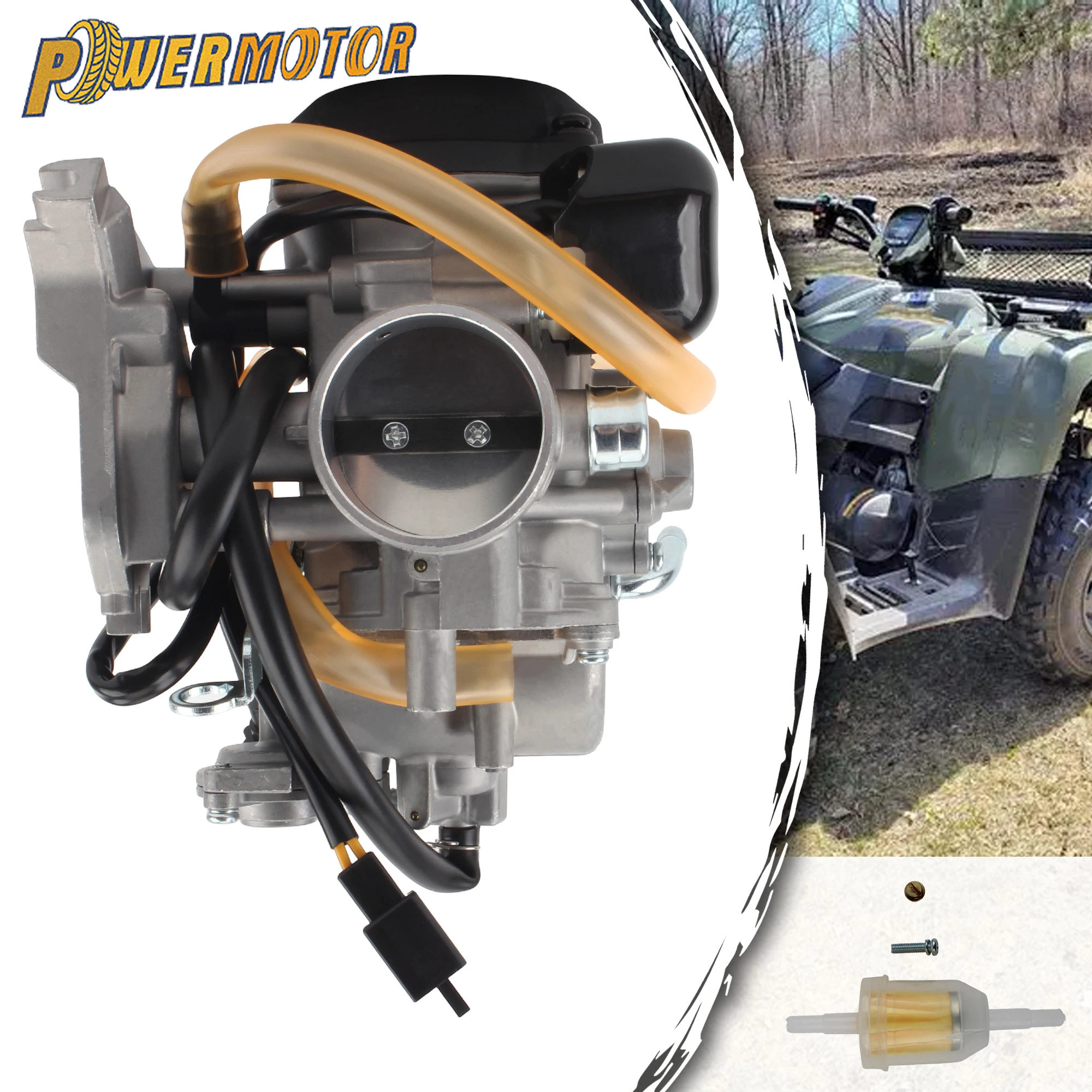 

ATV Motorcycle Carburetor for 2006-2011 Arctic Cat 650 2005-2006 2005 Arctic Cat 650 4x4 H1 Automatic DirtBike Metal Carb Parts