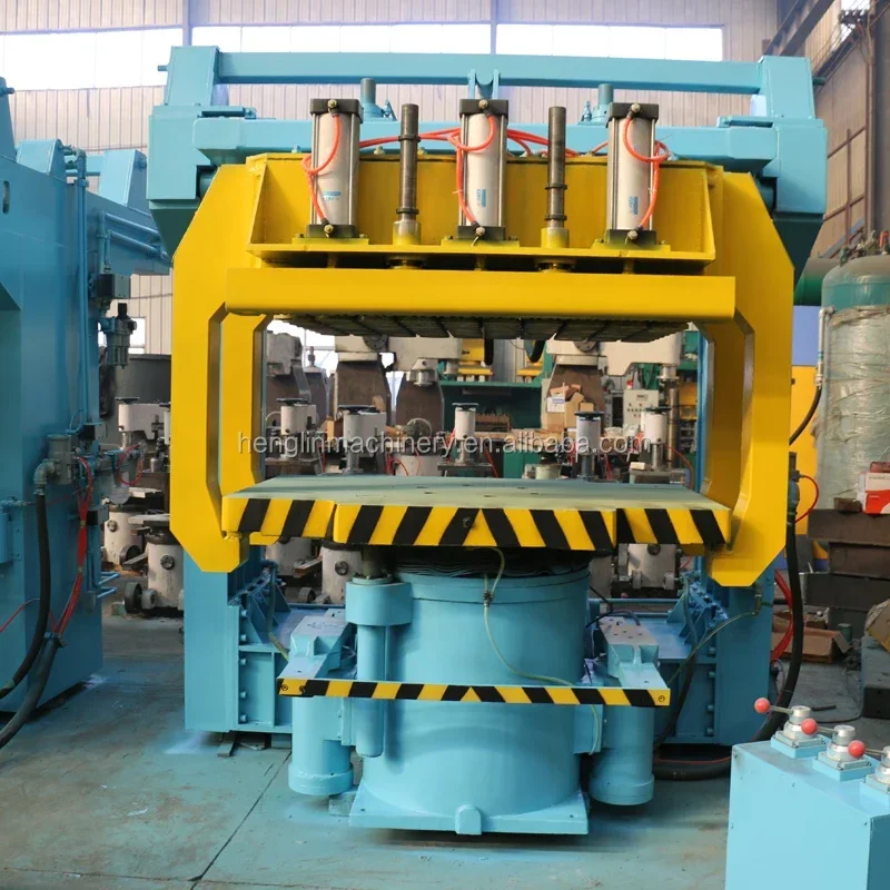 manhole cover production machine/equipment, multi contact compaction sand molding machine for iron casting