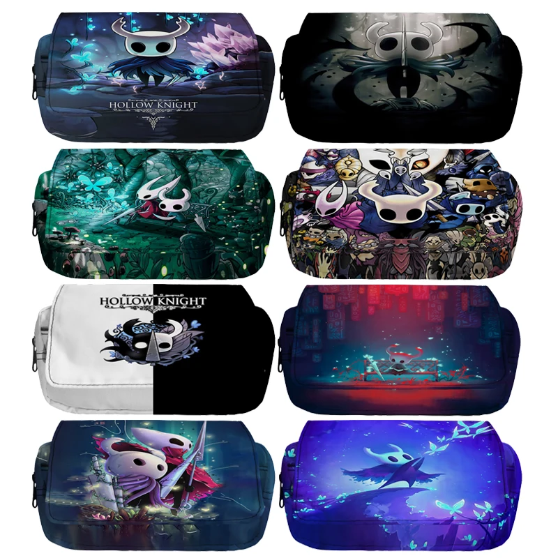 Hollow Knight Multifunctional Pencil Bags Case Advanced Simple Children Student Pen Box Stationery Storage School Stationery