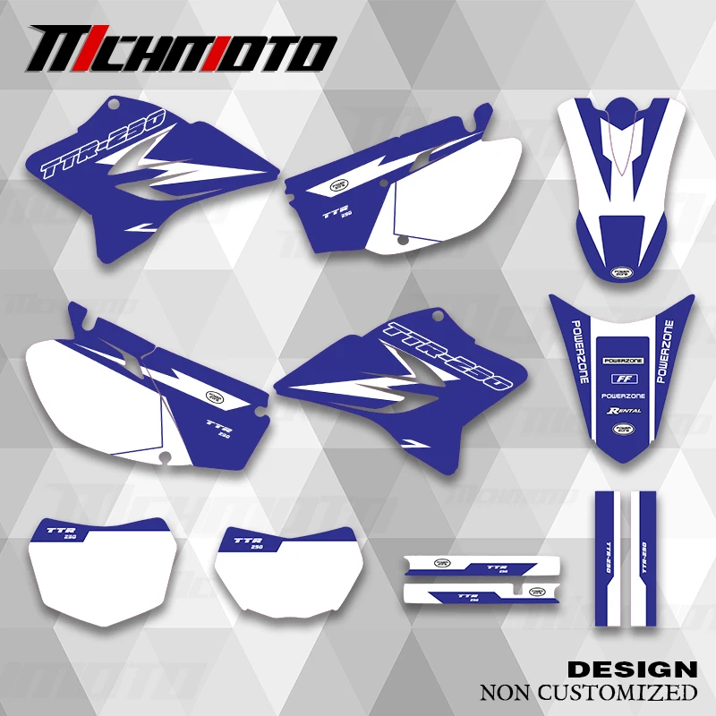 

MCHMFG новый стиль графические наклейки комплект наклеек для YAMAHA TTR230 2005 2006 2007 2008 2009 2010-2018