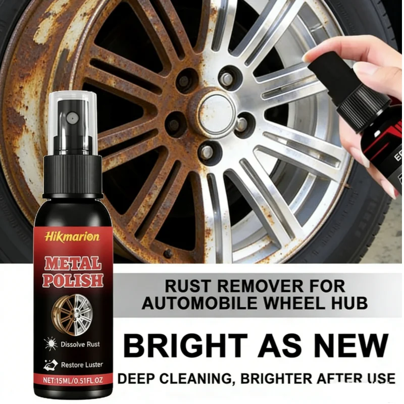75ML Multi Purpose Rust Remover Spray Metal Surface Chrome Paint Car Maintenance Iron Powder Cleaning Super Rust Remover Cleaner