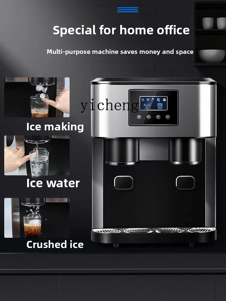 

ZC Export Small Bar round Ice Automatic Home Ice Machine Ice Crushing Cold Water