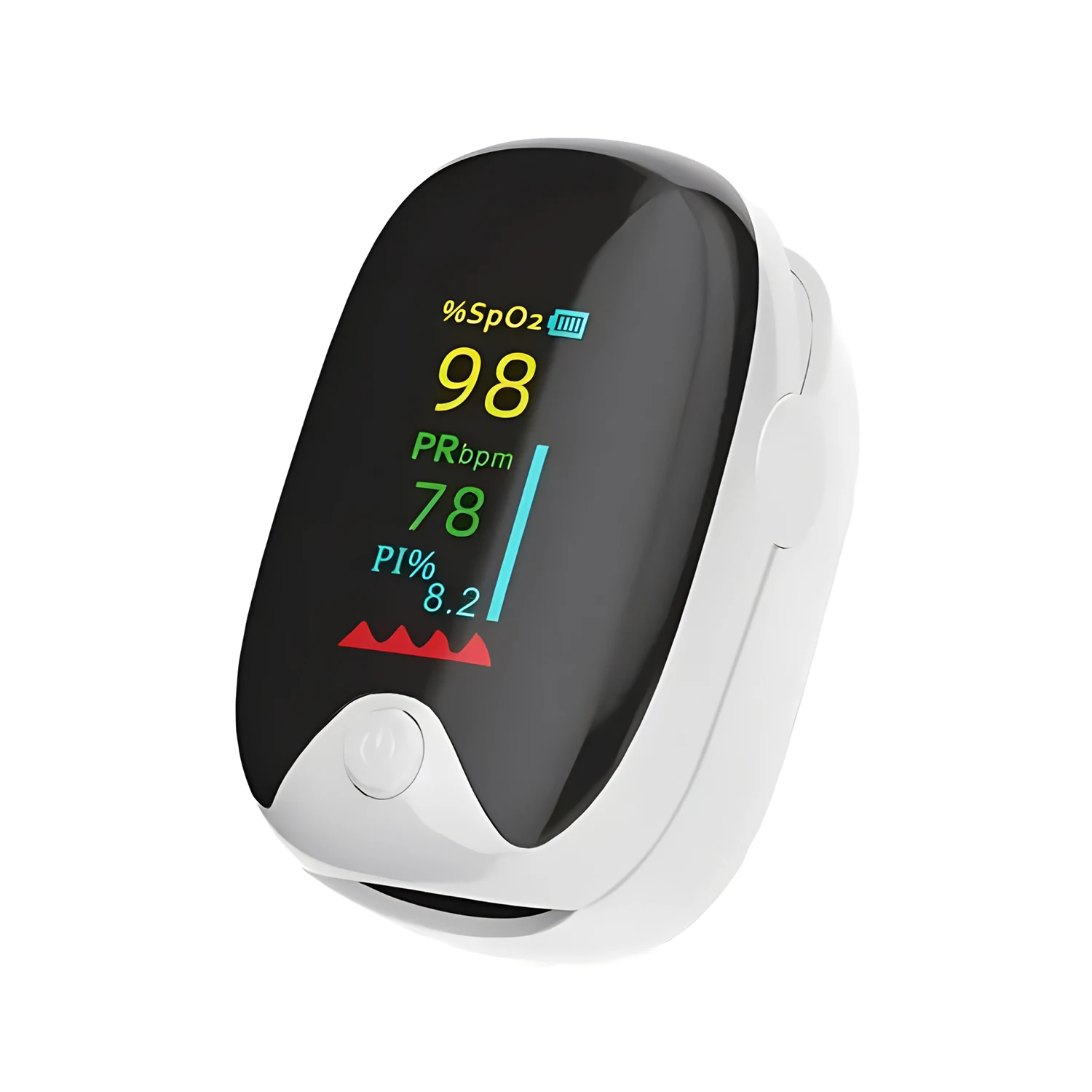Oximeter Portable Fingertip Pulse Blood Oxygen Saturation Monitor With LED Display Fingertip Oximeter Testing SpO2 Health Care