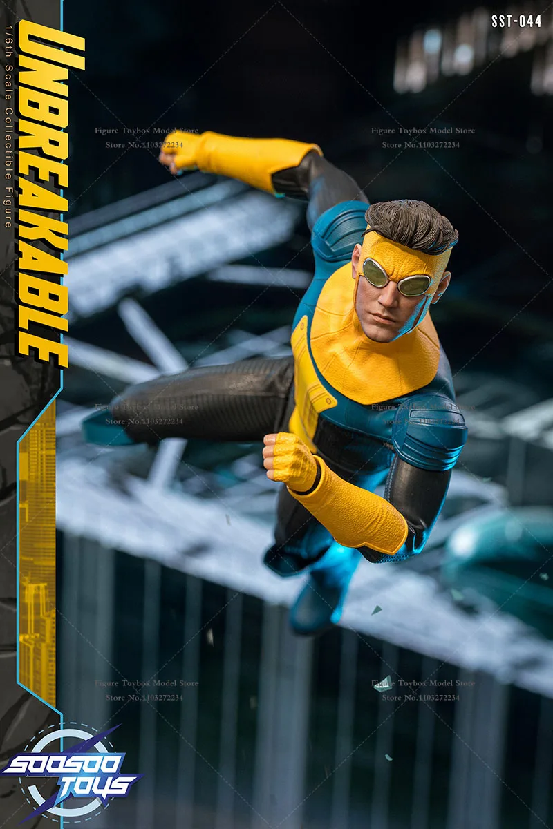 Soosootoys SST-044 1/6 Collectible Superhero Unbreakable Invincible Boy Double Head Full Set 12'' Male Soldier Action Figure