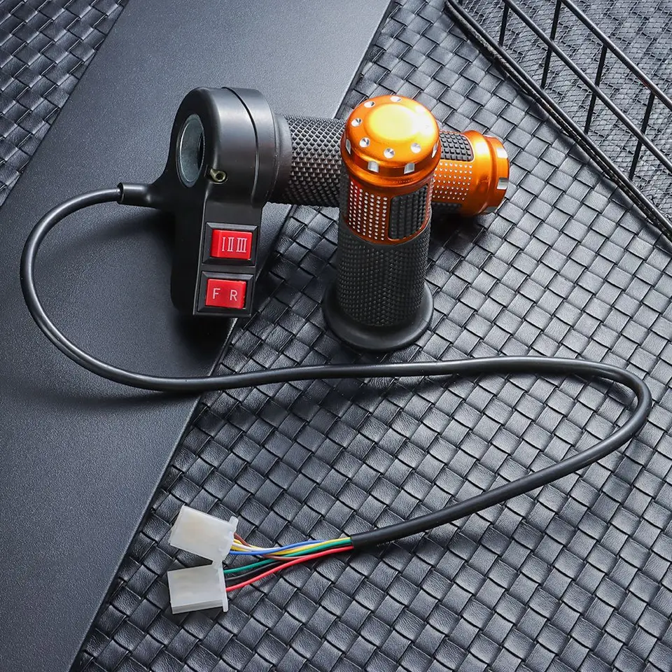 Cable Forward Reverse Handle Throttle Handlebar Grip E-Bike Throttle Grip Speed Control Electric Bike Throttle Grip image 7