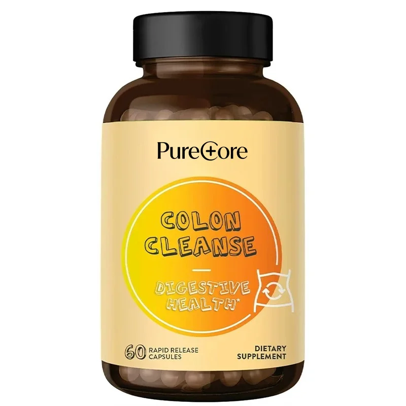 60 Capsules, Containing A Mixture of Psyllium Husk, Senna Leaves, and Herbs, To Support Constipation and Digestive Health
