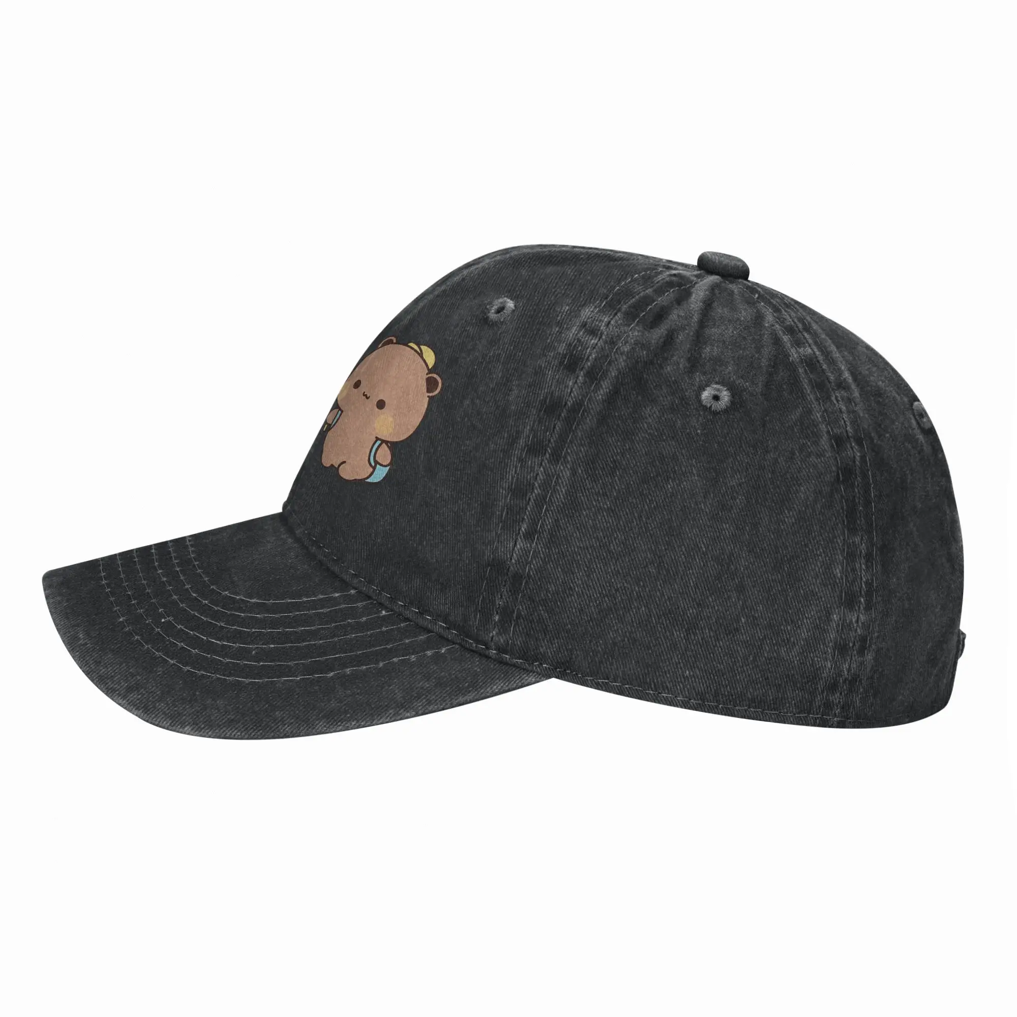 Dudu Bear And Bubu Panda On Summer Vacation Casual Baseball Cap For Unisex Men Summer  Outdoor Sports Trucker Hat Baseball Caps