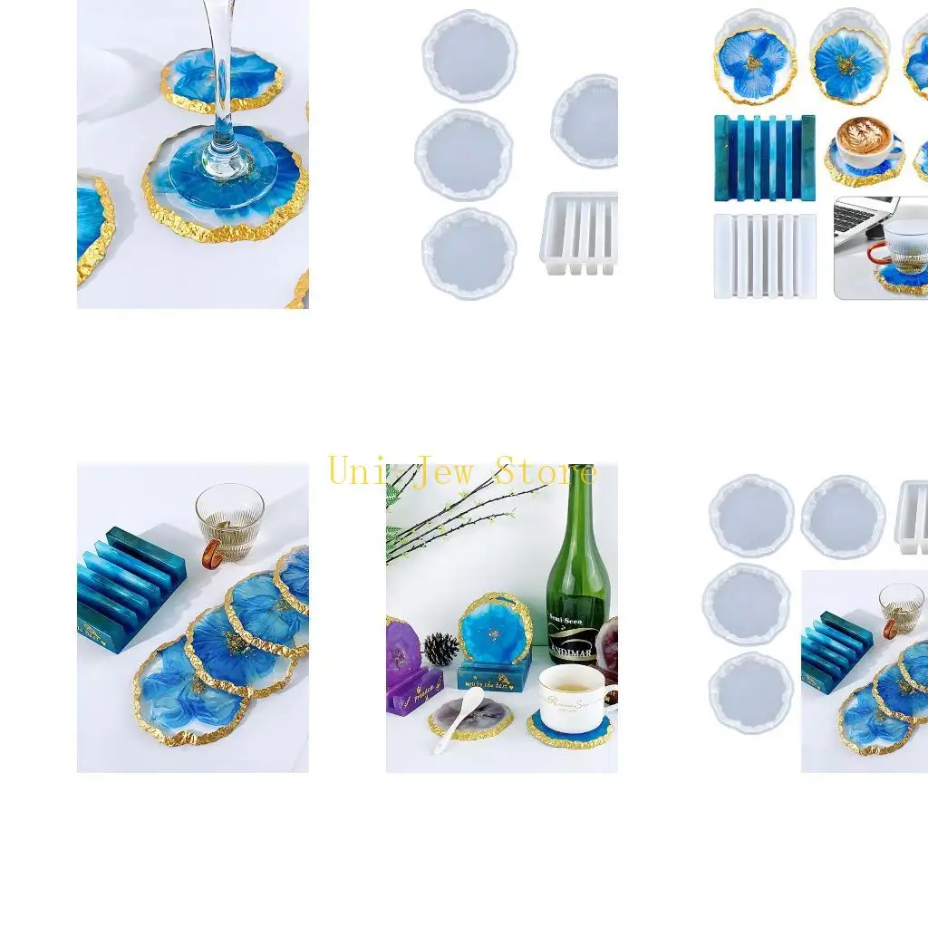 

40 ГБ Нерегулярный лоток, небольшая силиконовая форма для подставок для поделок из смолы, домашний декор