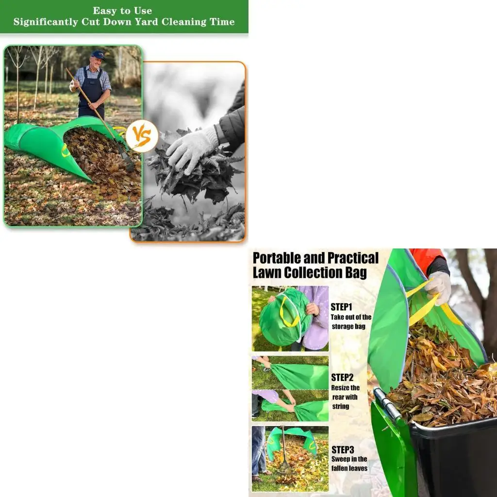 

ткань складного дизайна сборщика листьев мусора сада 652Ф прочная для упаденных листьев