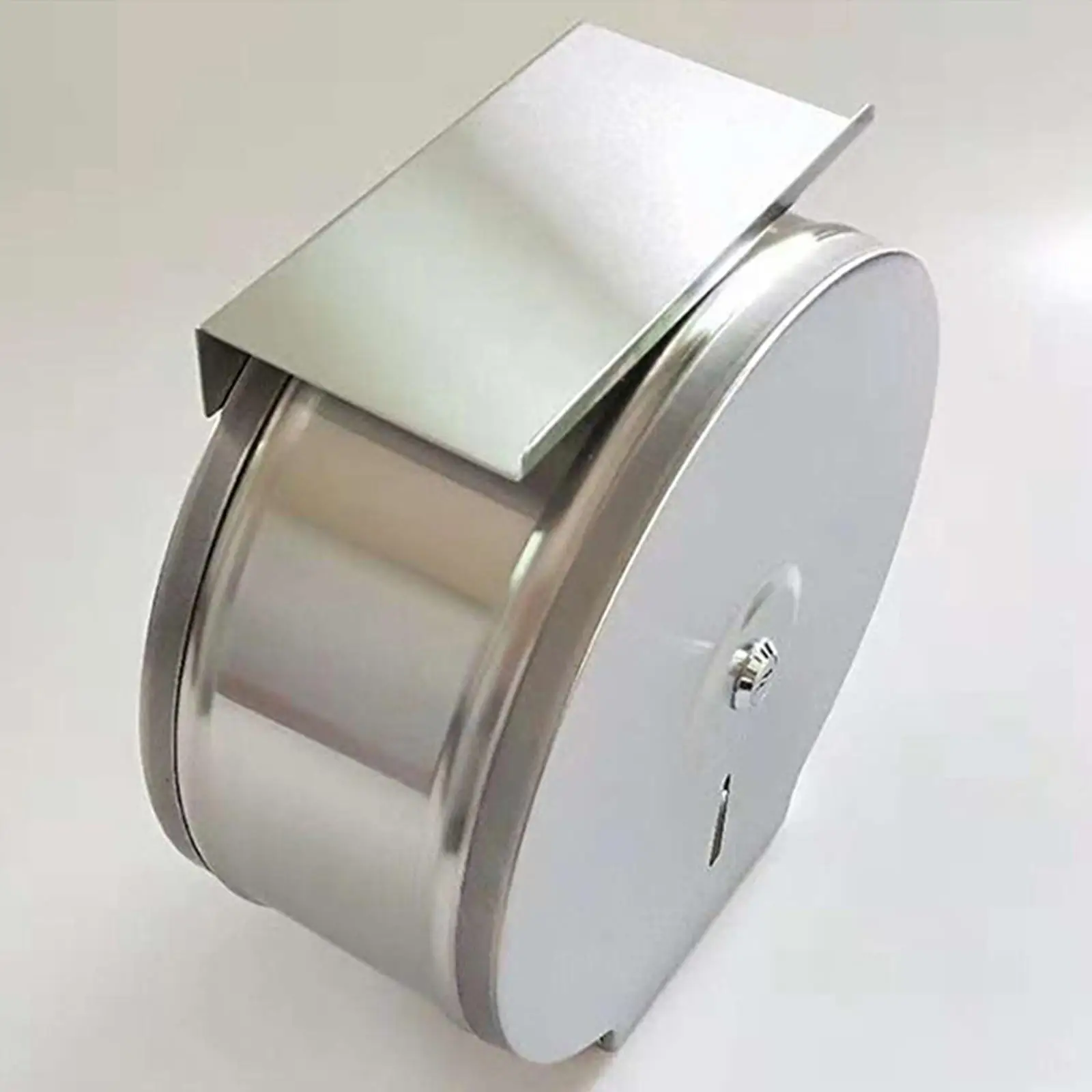 Commercial Jumbo Toilet Paper Dispenser Elegant Large Capacity Stainless Steel for Bathrooms Schools Toilets Banks Kindergartens