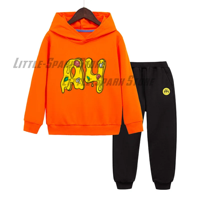 

мерч а4 ламба Children Hoodies Boy Girl Cartoon Hip Hop Hooded sweatshirts Suit Casual Cotton Kids Baby Sweatshirt Clothes Tops